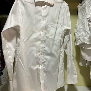 Joseph Abboud White Mens Dress Shirt Size 15 34/35